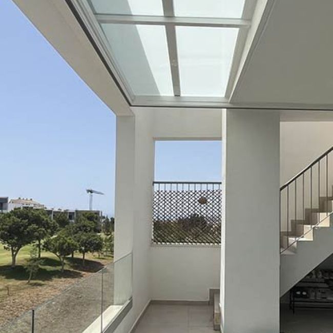 Techo fijo de cristal